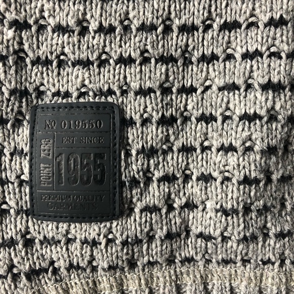 Point Zero Shawl Collar Sweater - Picture 4 of 4